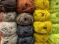 Wool yarn, natural color, ready for a hobby, knit. Royalty Free Stock Photo