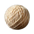 Wool Yarn String Rope Thread Ball Isolated Cut-out on Transparent Background Royalty Free Stock Photo