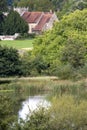 View of All Hallows Church at Woolbeding, West Sussex on September 1, 2020