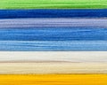 Woolen colorful threads Royalty Free Stock Photo