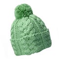 Woolen green hat