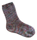 Woolen sock isolated