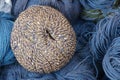 Woolen yarn ball Royalty Free Stock Photo