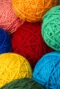 Woolen yarn balls Royalty Free Stock Photo