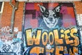 Woolies Crew: Graffiti in Fremantle, Western Australia Royalty Free Stock Photo
