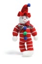 Woollen Toy Clown Royalty Free Stock Photo