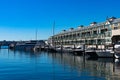 Woolloomooloo bay with historic Finger wharf. Sydney, Australia