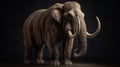 Woolly mammoth. Mammoth Generative AI Royalty Free Stock Photo