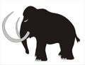 Woolly Mammoth silhouette