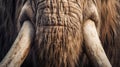 Woolly mammoths. elephant mammoth. Generative ai