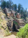 Woolshed waterfall in Beechworth victoria Australia Royalty Free Stock Photo