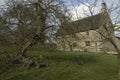 Woolsthorpe Manor and the apple tree Royalty Free Stock Photo