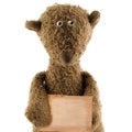 Wooly stuffed animal Royalty Free Stock Photo