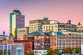 Worcester, Massachusetts, USA Skyline Royalty Free Stock Photo