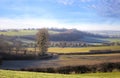 Worcestershire countryside, England Royalty Free Stock Photo