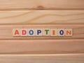 Word Adoption on wood