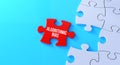 The word Algorithmic Bias on a missing puzzle piece.