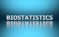 Word Biostatistics Royalty Free Stock Photo