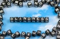 The word Blindness