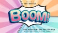 Word Boom Editable Text Effect Design Template, Effect Saved In Graphic Style