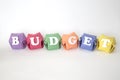 Word budget Royalty Free Stock Photo