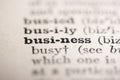 Word business Royalty Free Stock Photo