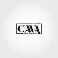 Word CAVA vector logo design template inspiration