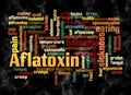 Word Cloud with AFLATOXIN concept create with text only