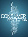 Word Cloud Consumer Protection Royalty Free Stock Photo