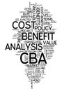 Word Cloud Cost-Benefit Analysis