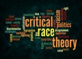 Word Cloud With Critical Race Theory Concept Create With Text Only