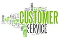 Word Cloud Customer Service Royalty Free Stock Photo