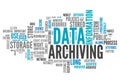 Word Cloud Data Archiving