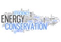 Word Cloud Energy Conservation