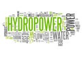 Word Cloud Hydropower