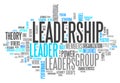 Word Cloud Leadership Royalty Free Stock Photo