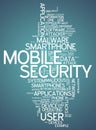 Word Cloud Mobile Security