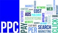 Word cloud - ppc Royalty Free Stock Photo