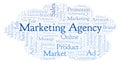 Word cloud with text Marketing Agency