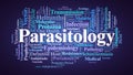 Parasitology Word, Cloud, Royalty Free Stock Photo