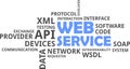 Word cloud - web service