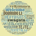 Word Cloud Welcome