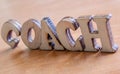 Word coach Royalty Free Stock Photo