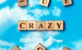 The word Crazy