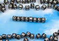 The word December