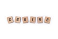 The word DESIRE