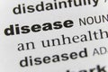 The Word Disease Close Up