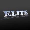 Word elite Royalty Free Stock Photo