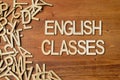 Word english classes