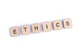 The word ETHICS